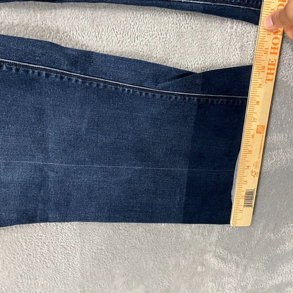 Spanx Jeans Women's 3X Pull On‎ Wide Leg Raw Hem Inseam 25" Short Blue Stretch - Picture 8 of 10